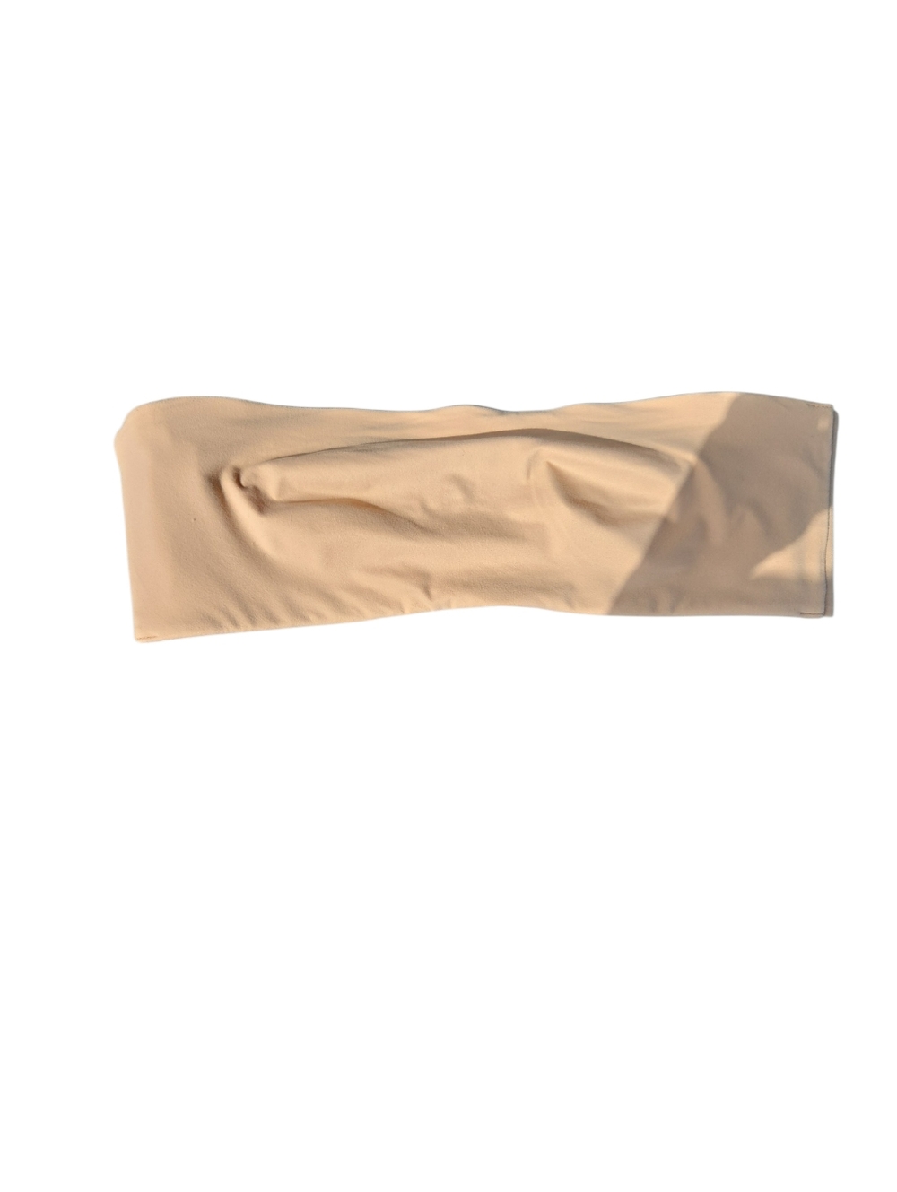 NWT Aerie Smootheez Lightly Lined Bandeau Bralette Nude Sands 34B Without Straps - Picture 4 of 5